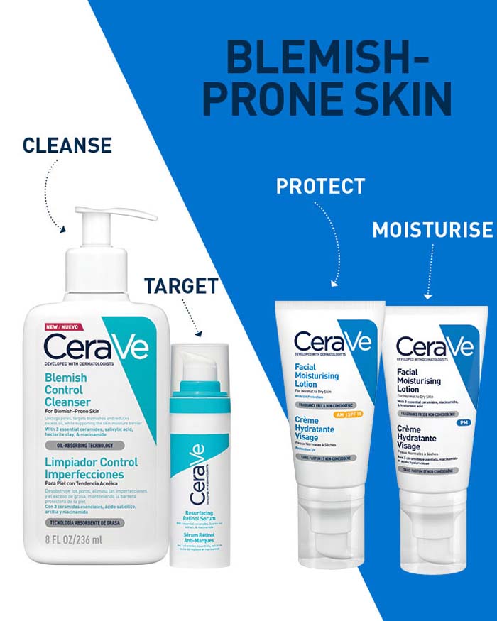 Resurfacing Retinol Facial Serum for Acne Prone Skin - CeraVe